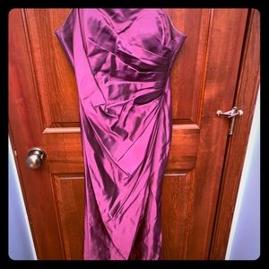 NWT JS Collections 6P Plum Gown